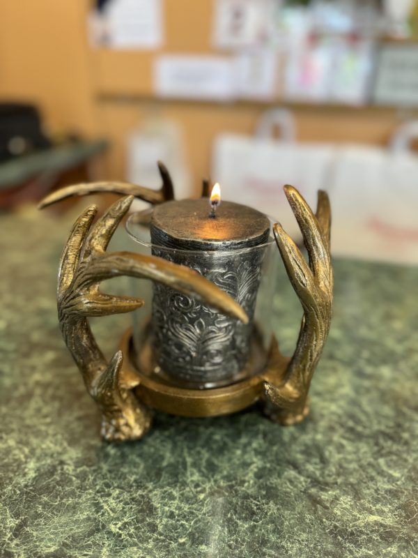 Antler Candle Holder